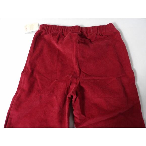 Self E Large Corduroy Pants Trousers Red NWT Pull On Stretch Waist Wide Leg Y2K - Picture 13 of 14